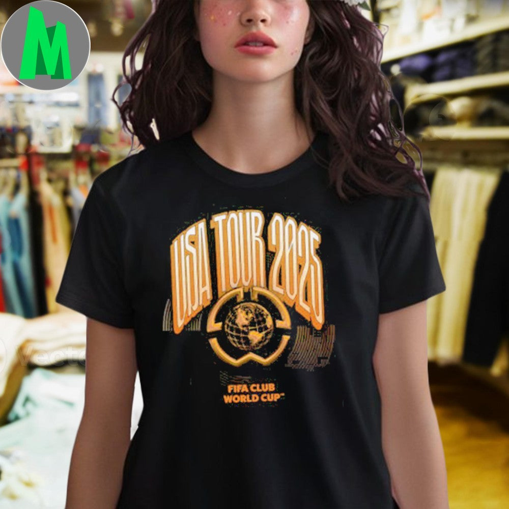 Design FIFA Club World Cup 2025 USA Summer Tour Schedule July 13 New York New Jersey Final Football Soccer Fan Shirt