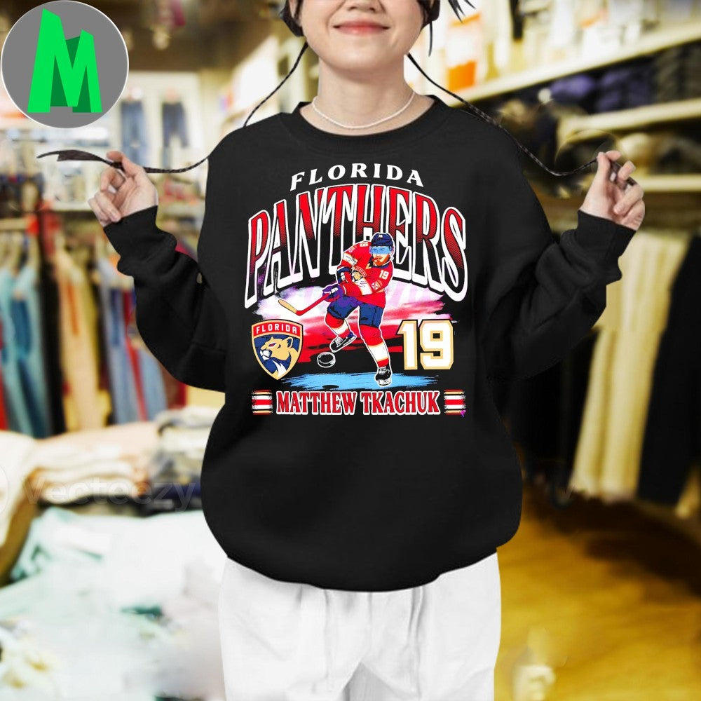 Design Florida Panthers Number 19 Matthew Tkachuk Hockey Player Shirt
