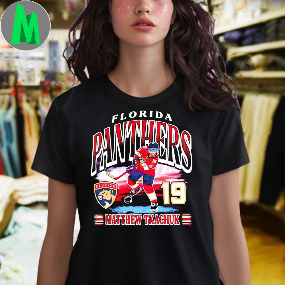Design Florida Panthers Number 19 Matthew Tkachuk Hockey Player Shirt
