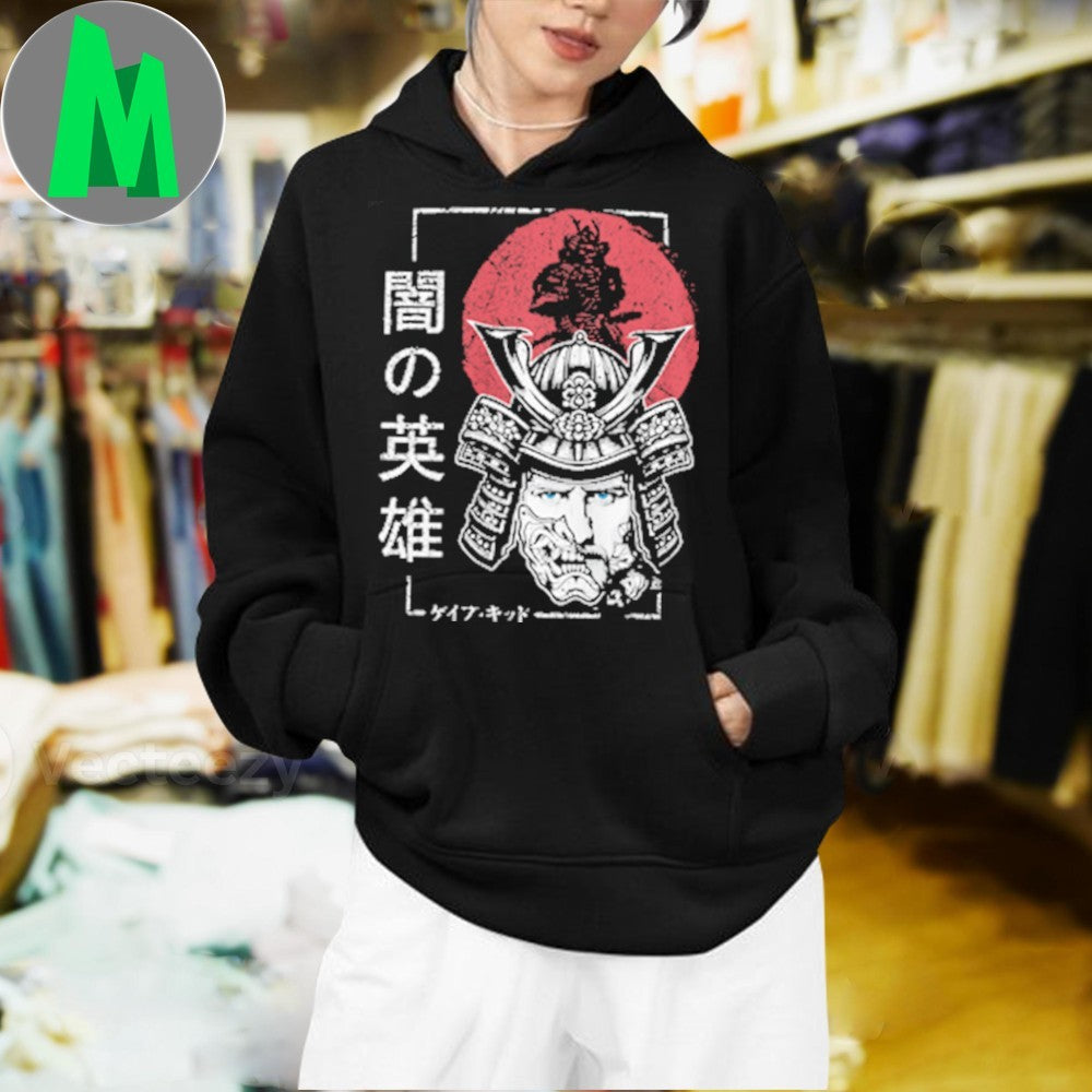 Design Gabe Kidd Hero of the Darkness Samurai Mask Graphic T-Shirt