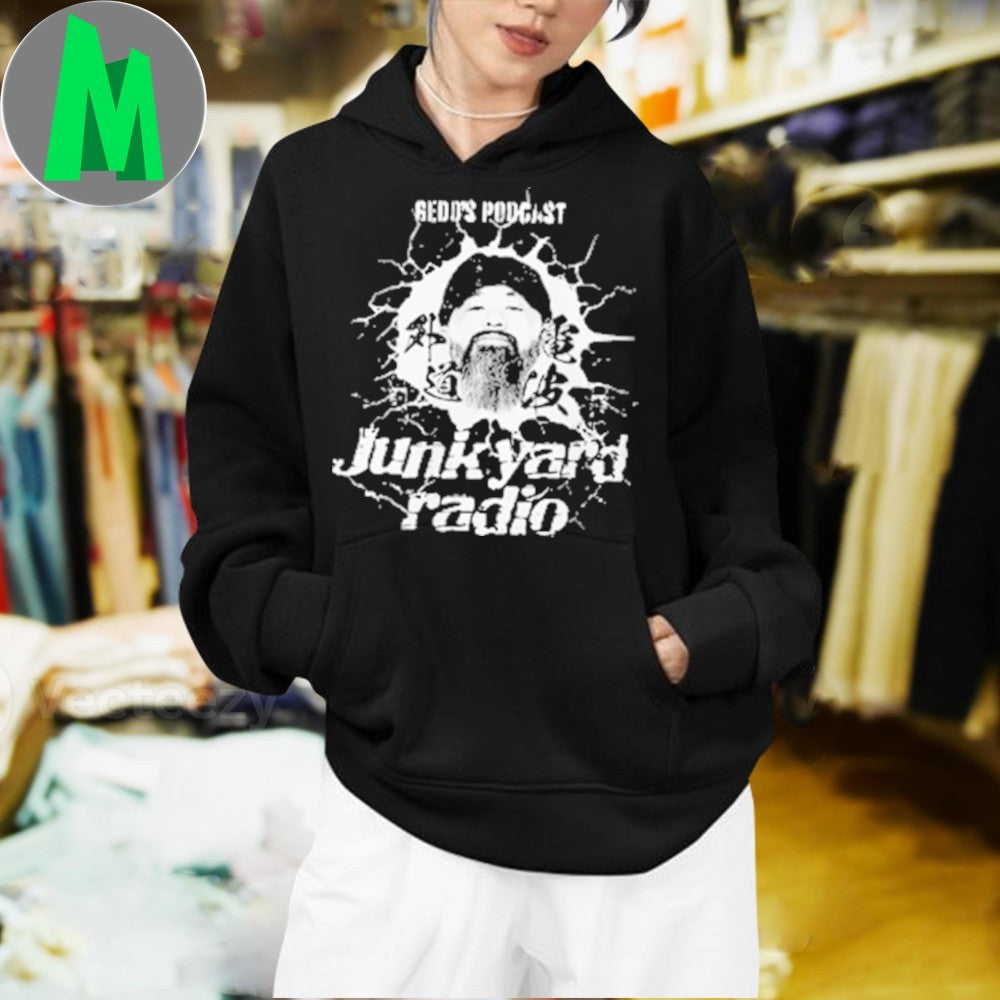 Design Gedo’s Podcast Junkyard Radio Graphic T-Shirt