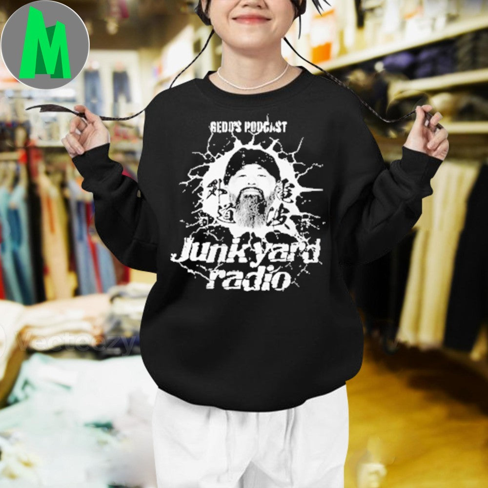Design Gedo’s Podcast Junkyard Radio Graphic T-Shirt