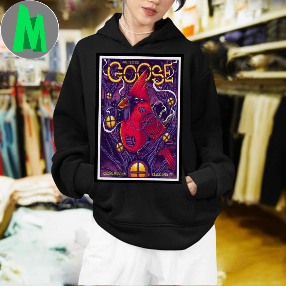 Design Goose Tour Cleveland, OH June 19, 2025 Poster Shirt