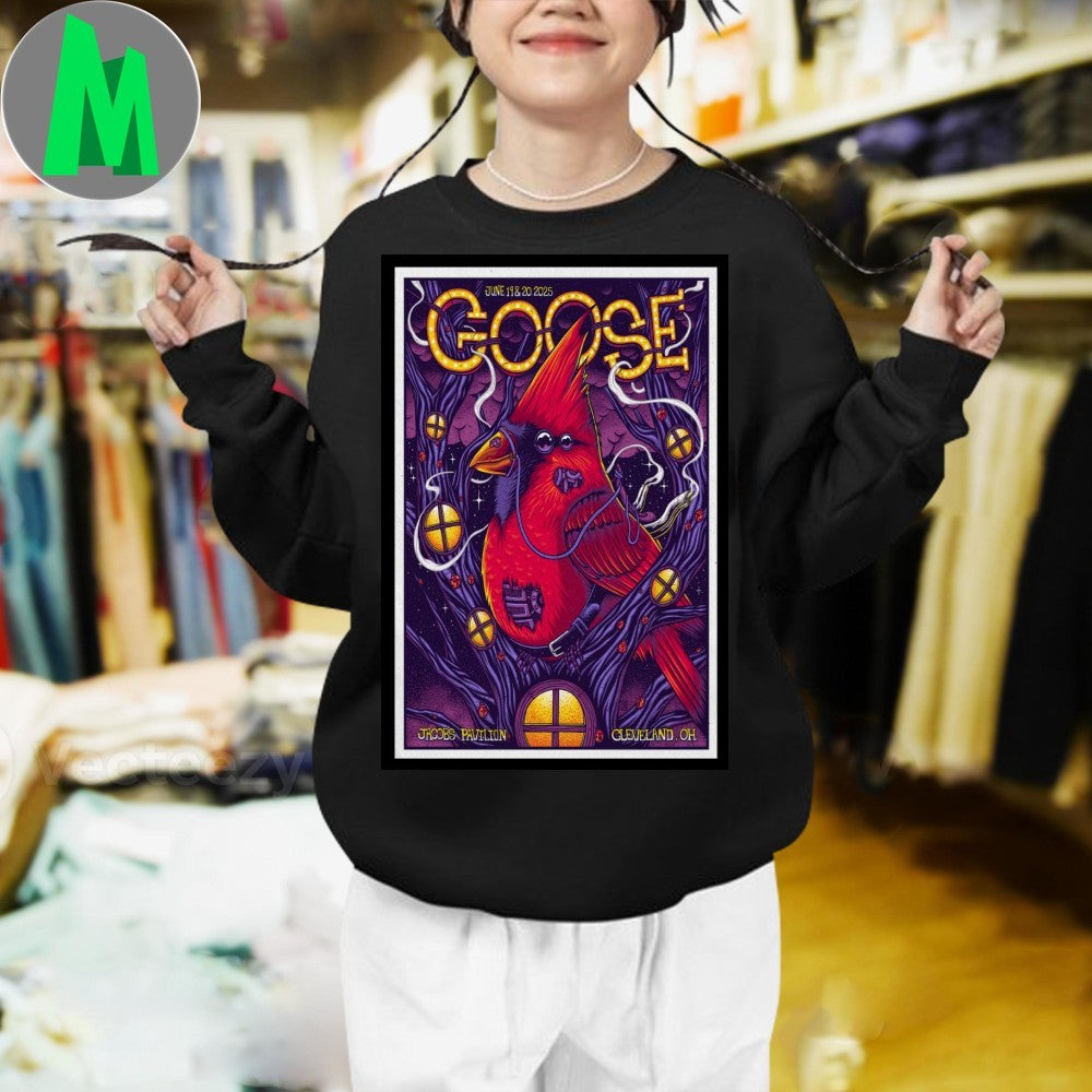 Design Goose Tour Cleveland, OH June 19, 2025 Poster Shirt