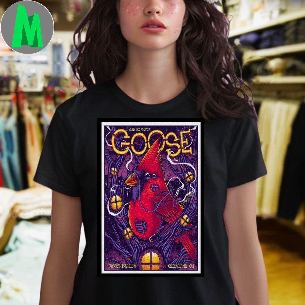 Design Goose Tour Cleveland, OH June 19, 2025 Poster Shirt