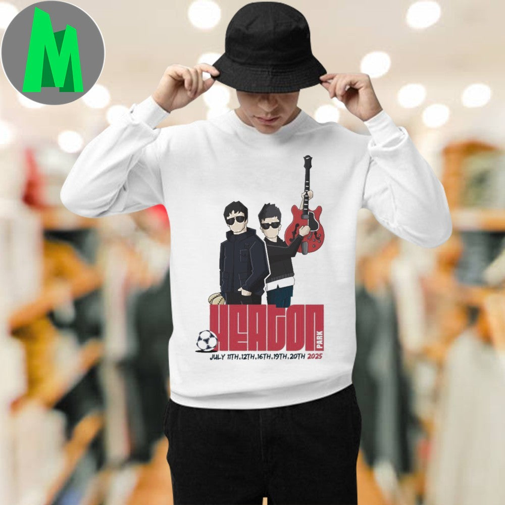 Design Heaton Park Concert Tour 2025 Graphic T-Shirt