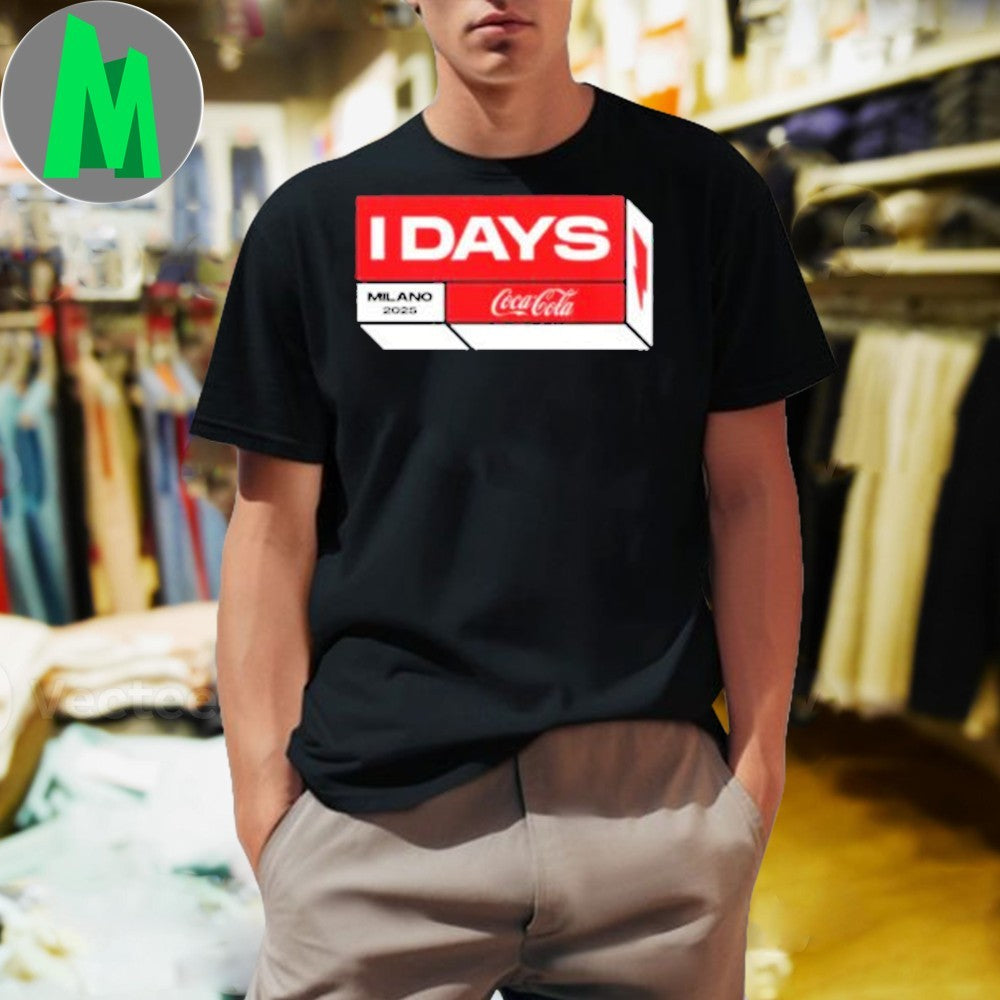 Design I-Days Festival Milano 2025 Cocacola Italy Merch From June 2-August 27 2025 Shirt