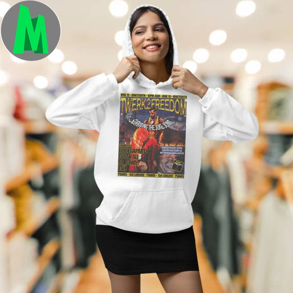 Design Juneteenth Twerk2Freedom Surviving The Juke Joint Bodega Party Concert T-Shirt