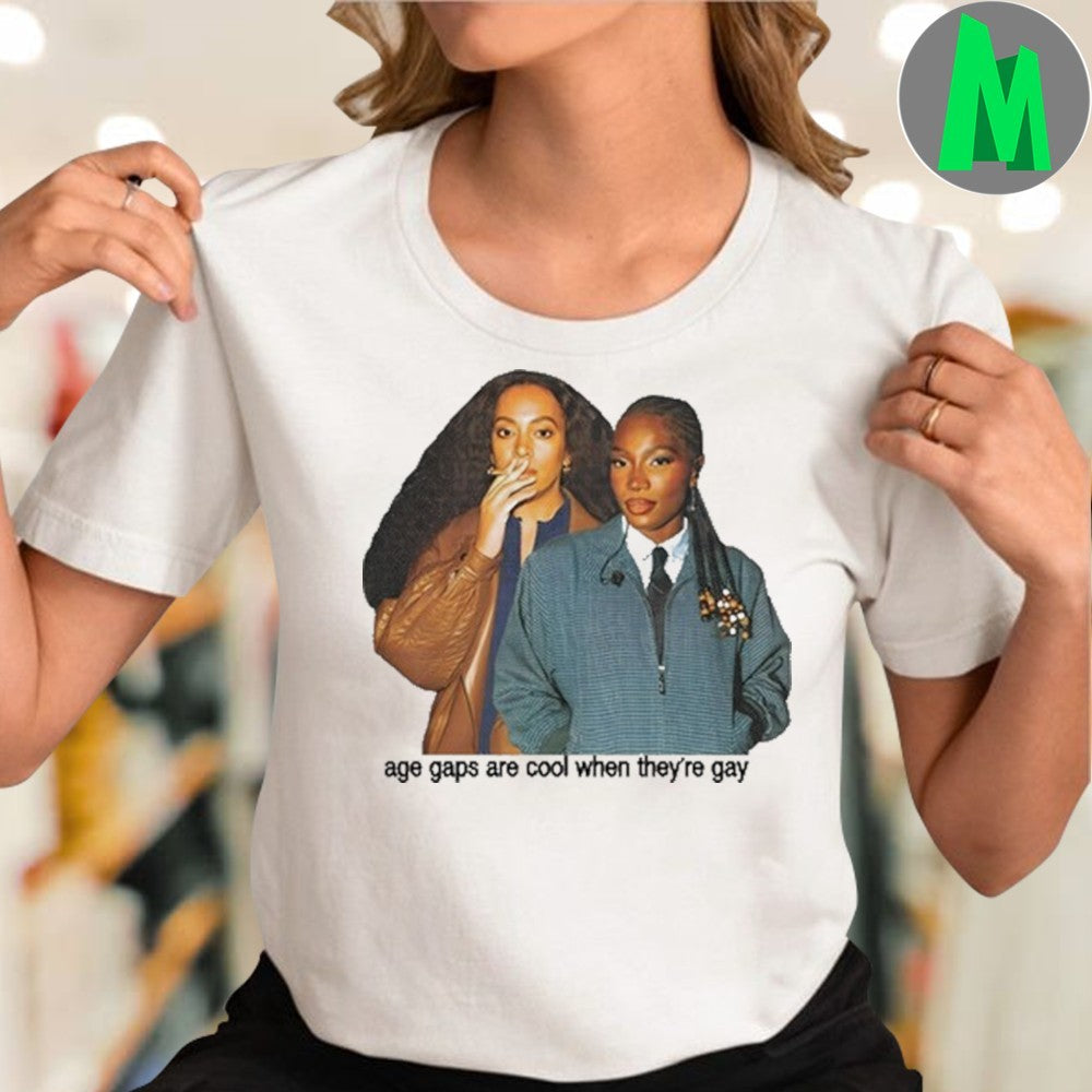 Design LGBTQ+ Age Gaps Are Cool When They’re Gay Slogan T-Shirt