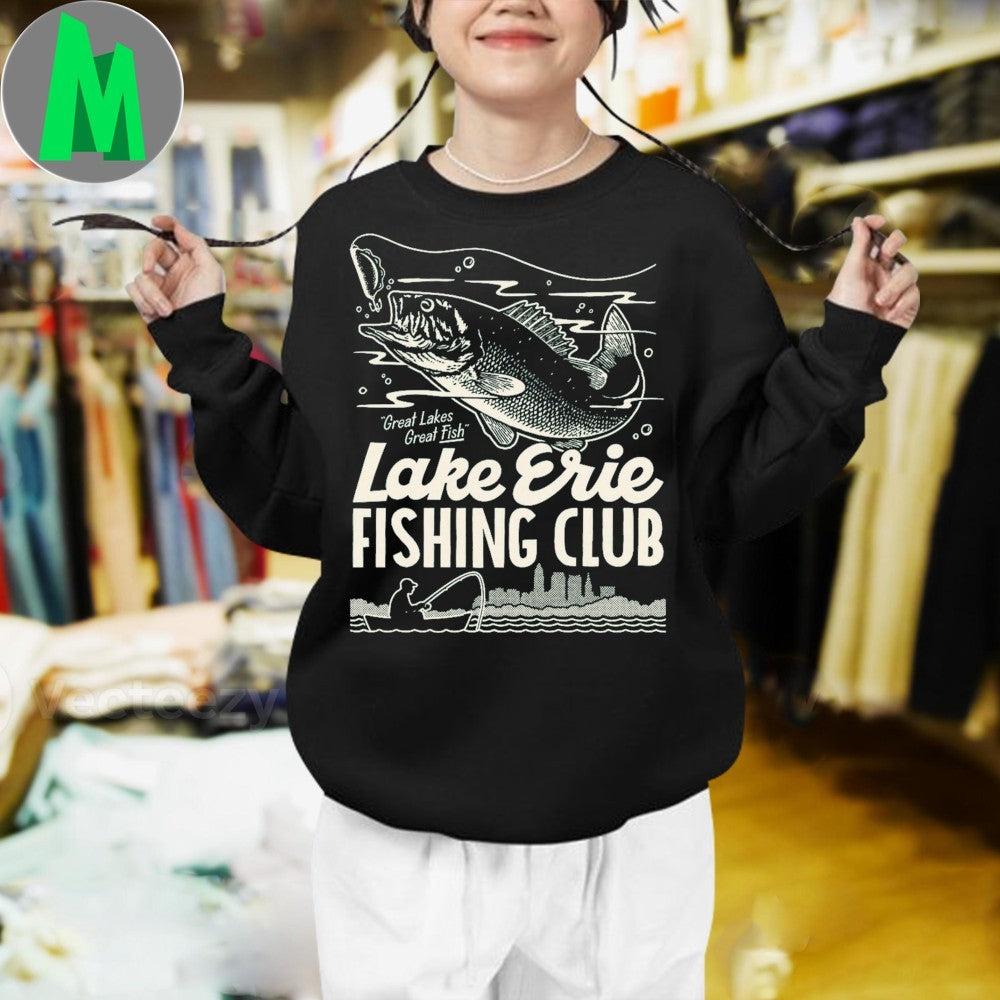 Design Lake Erie Fishing Club Bass Fish Shirt