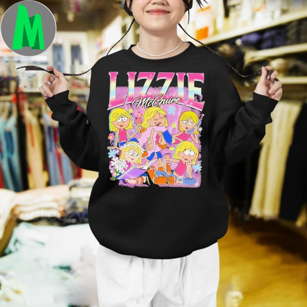 Design Lizzie McGuire Retro Y2K Cartoon T-Shirt