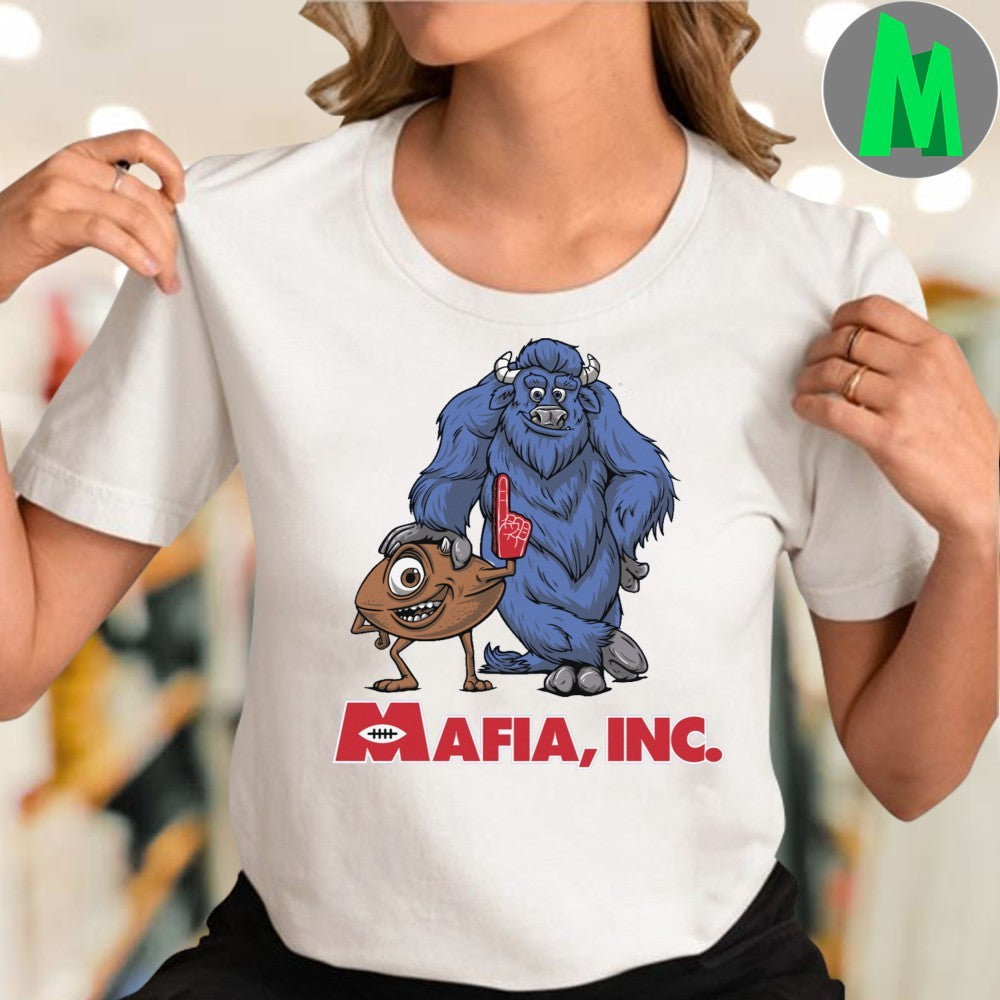 Design Mafia, Inc Buffalo Football Mascot T-Shirt