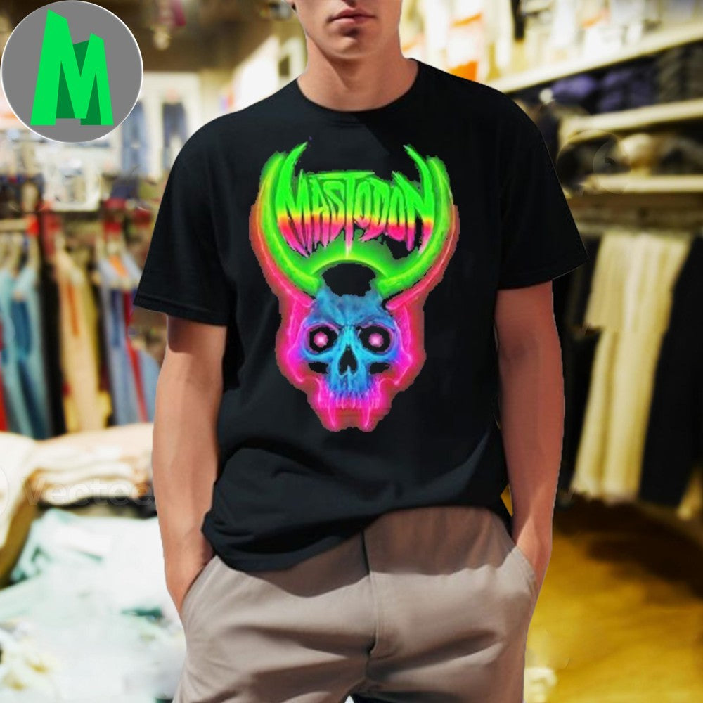 Design Mastodon Artist Series Neon Skull Shirt