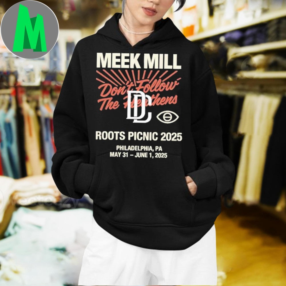Design Meek Mill Merch Shop Store Meek Mill Roots Picnic Shirt