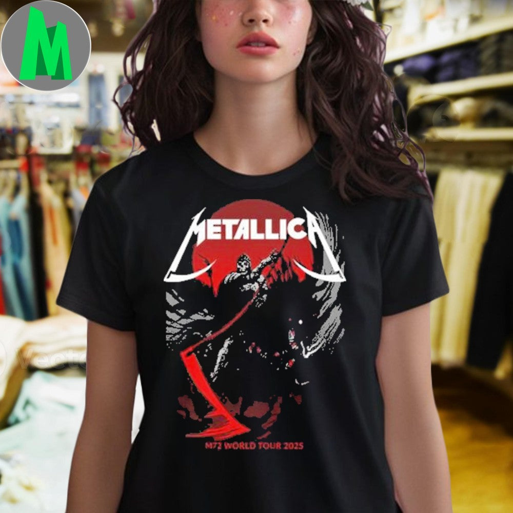 Design Metallica M72 Denver 2025 Pop-Up Shop Merch Tee Denver Colorado In Empower Field at Mile High On June 27 And 29 2025 Shirt