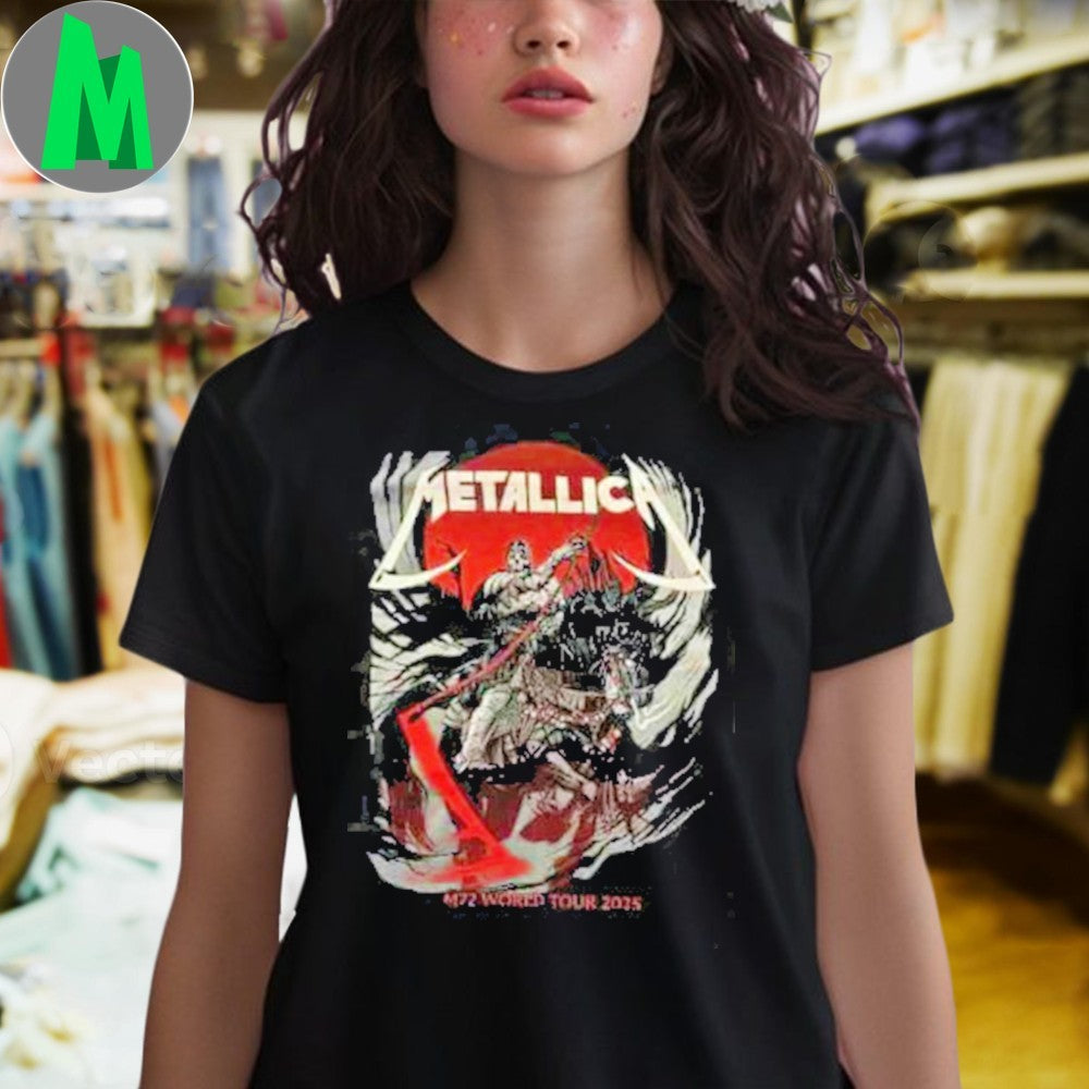 Design Metallica M72 Denver North American Tour 2025 Venue Tee At Empower Field At Mile High Denver CO On June 27th And 29th 2025 Shirt