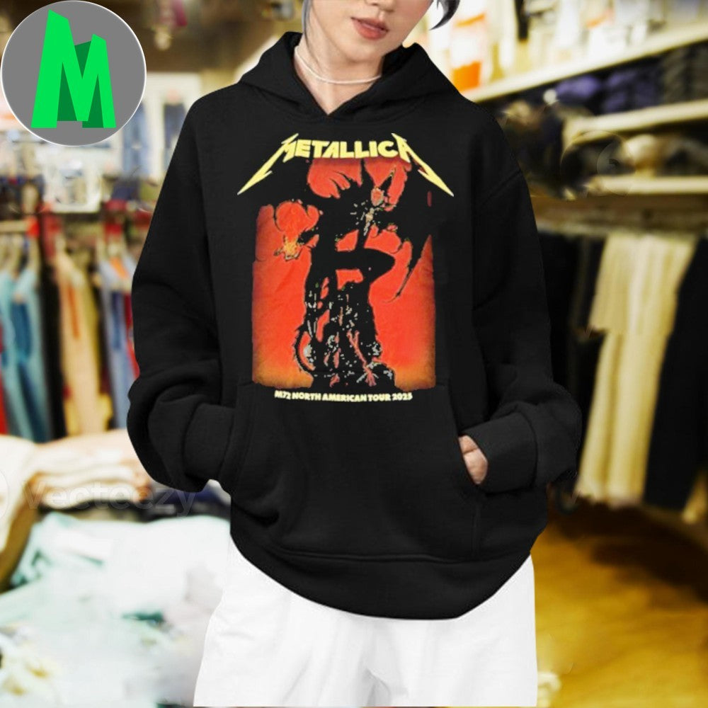 Design Metallica M72 Santa Clara Pop-Up Shop Merch Tee In Santa Clara California At Levis Stadium On June 20 And 22 Tour 2025 Shirt