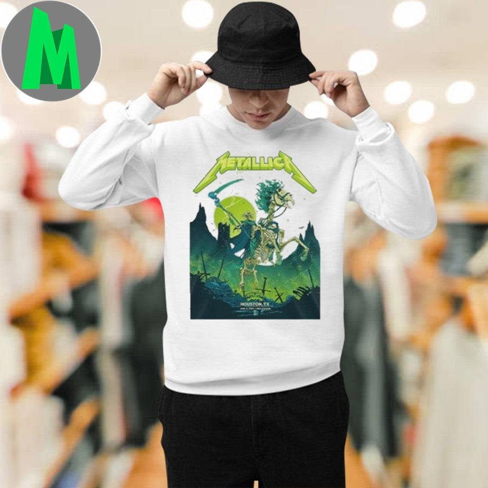 Design Metallica M72 World Tour Houston ’25 Shirt