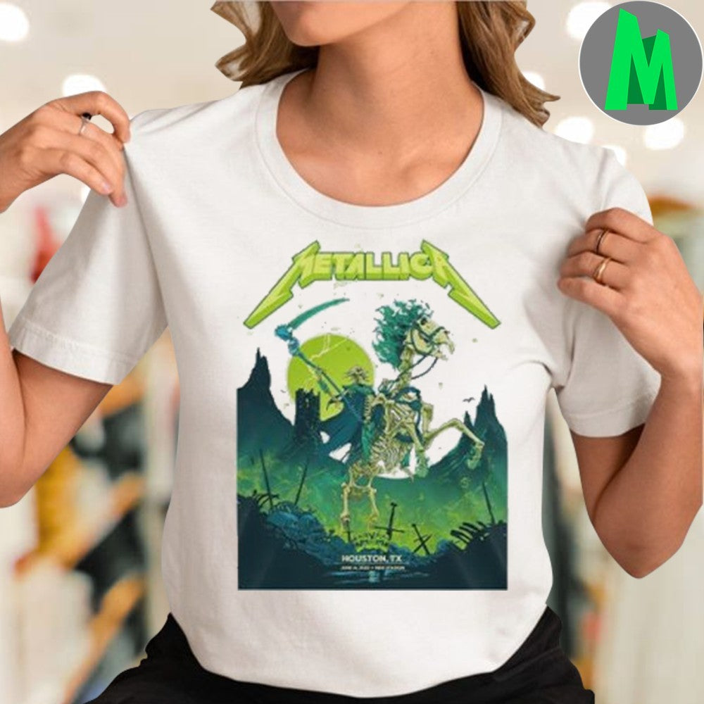 Design Metallica M72 World Tour Houston ’25 Shirt