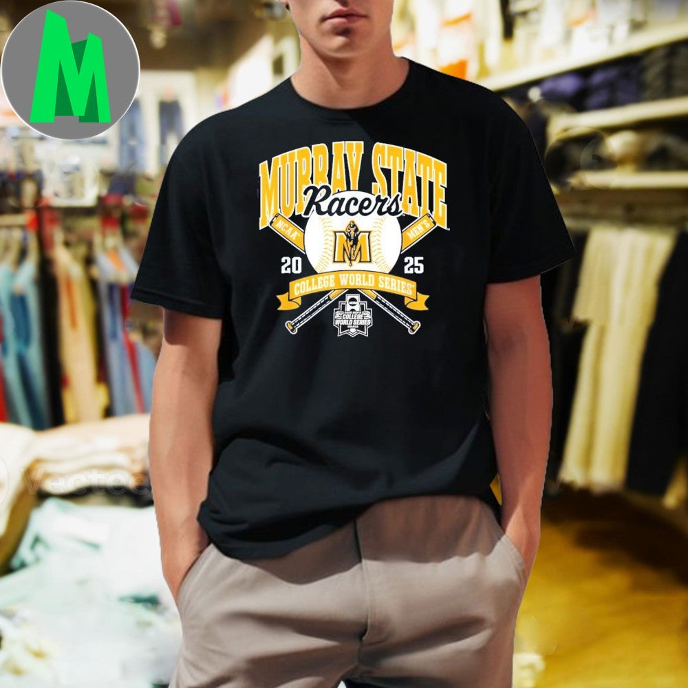 Design Murray State Racers NCAA Men’s College World Series 2025 Baseball Graphic T-Shirt