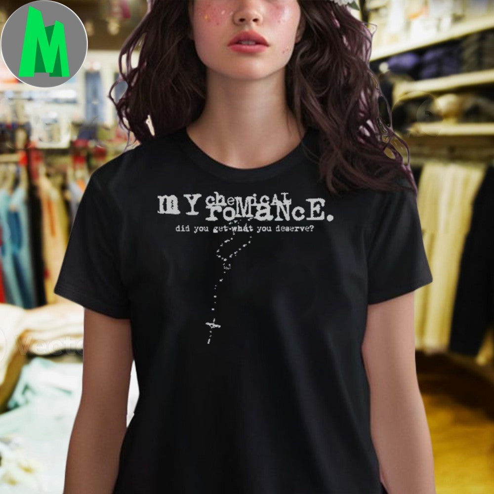 Design My Chemical Romance Did You Get What You Deserve Rosary Band Fan T-Shirt