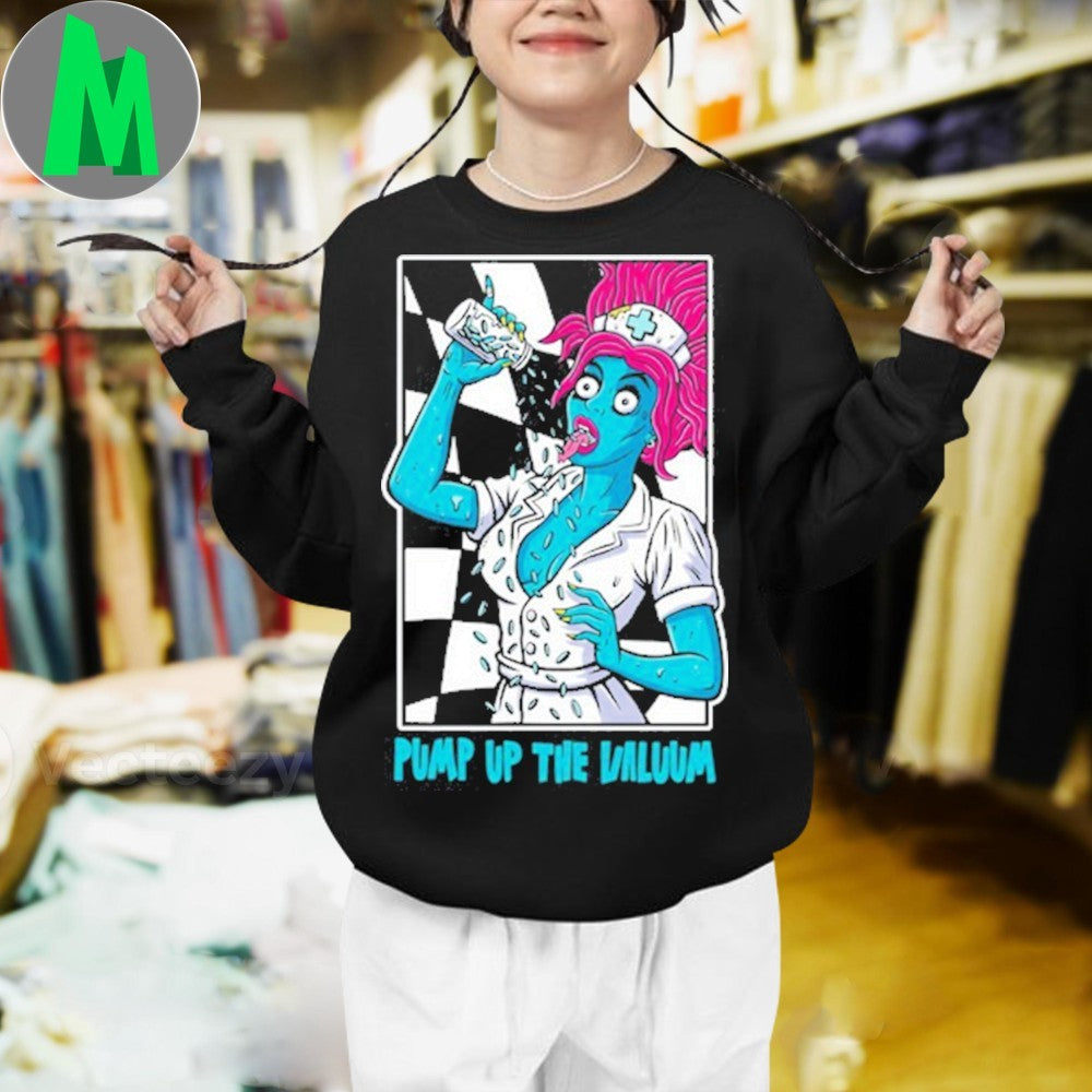 Design NOFX Pump Up The Valuum Zombie Nurse Shirt