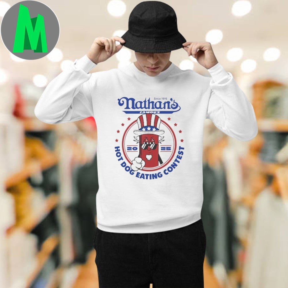 Design Nathan’s Famous Hot Dog Eating Contest 2025 Graphic T-Shirt