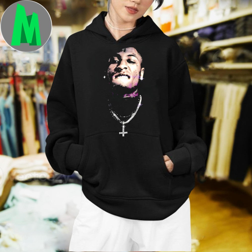 Design Nba Youngboy Diamond Chain Grunge Rap Portrait Shirt