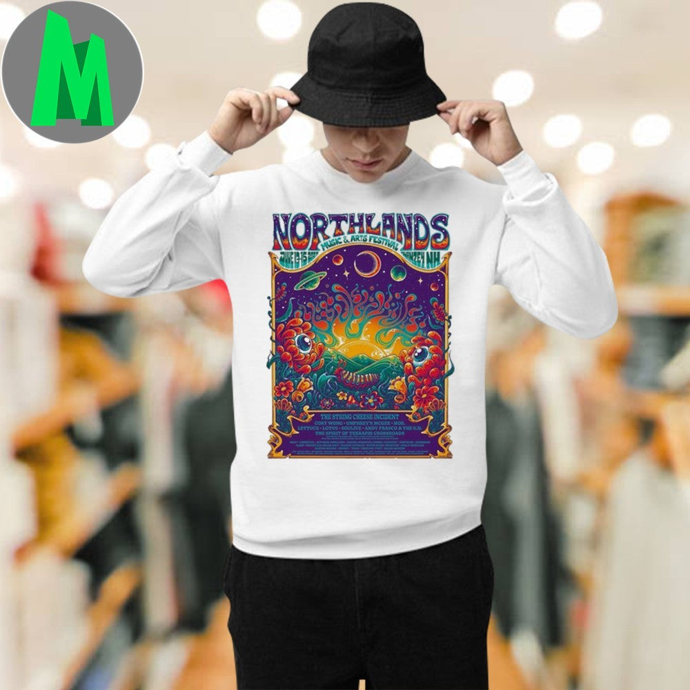 Design Northlands Music And Festival 2025 Swanzey NH June 13-15 Concert Event Fan Apparel T-Shirt