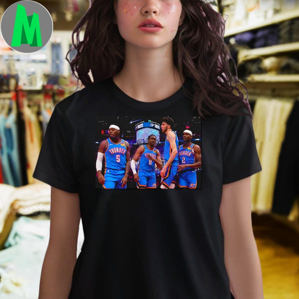 Design Oklahoma City Thunder 2025 Nba Finals Team Roster Shirt