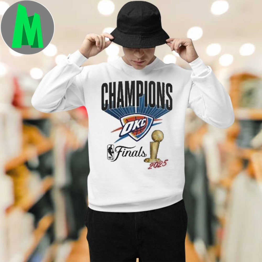 Design Oklahoma City Thunder Champions NBA 2025 Shirt