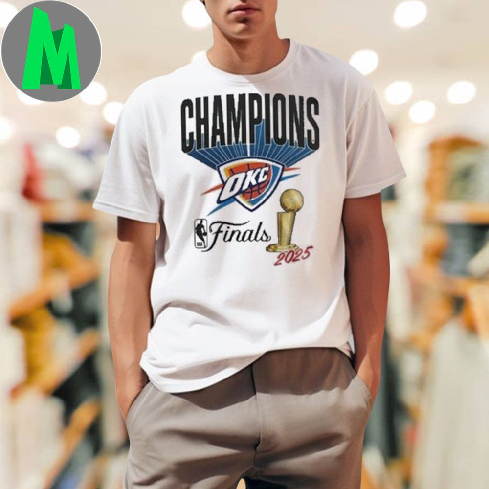 Design Oklahoma City Thunder Champions NBA 2025 Shirt