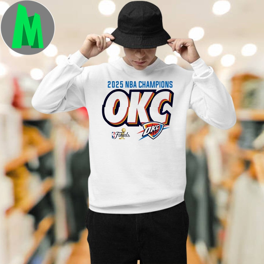 Design Oklahoma City Thunder OKC 2025 NBA Champions Finals Graphic T-Shirt