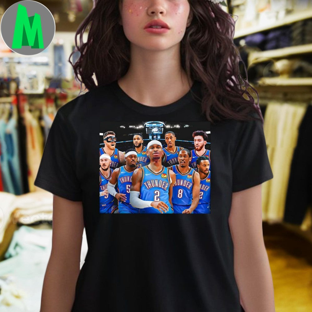 Design Oklahoma City Thunder Team Champions 2025 NBA Finals Basketball Shirt