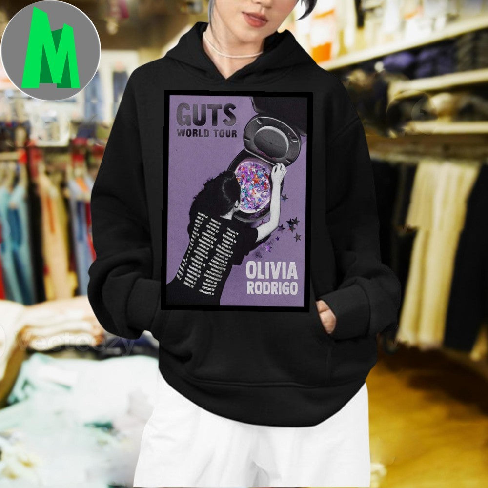 Design Olivia Rodrigo GUTS World Tour 2025 Poster Shirt
