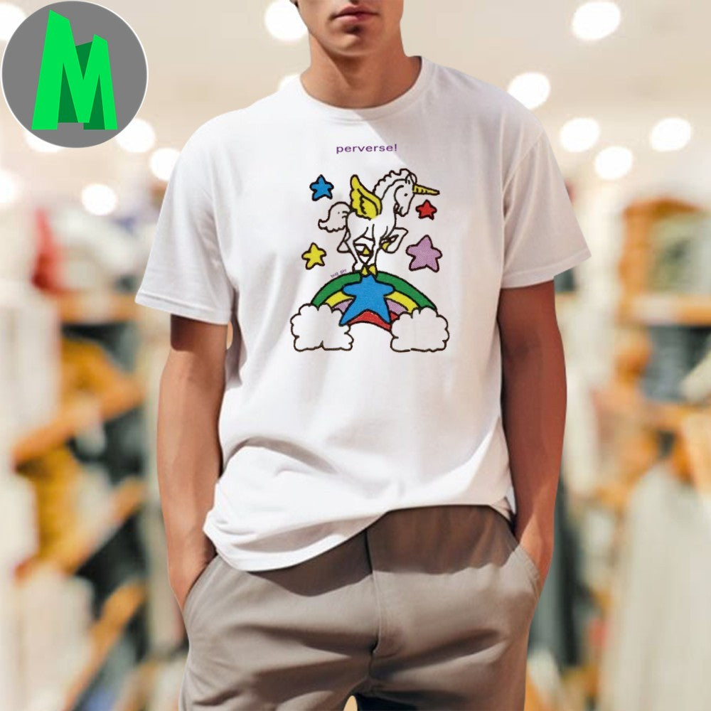 Design Perverse Unicorn Rainbow Stars Shirt