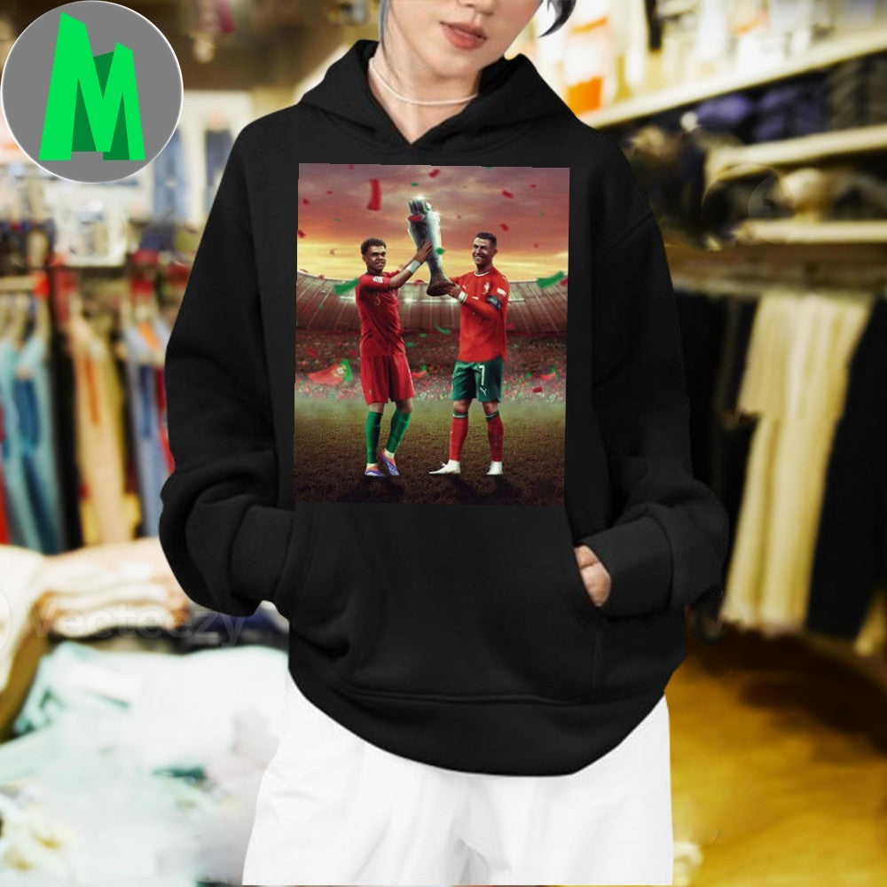 Design Portugal Crowned UEFA Nations League Champions Again In 2025 Germany Tournament Shirt