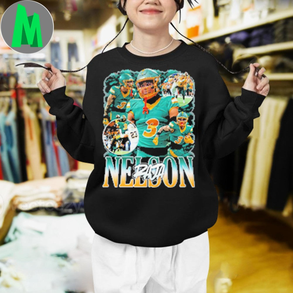 Design Raja Nelson #3 Football Player Fan T-Shirt