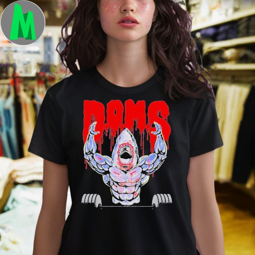 Design Raskol Apparel Doms Shark Blood Red Shirt