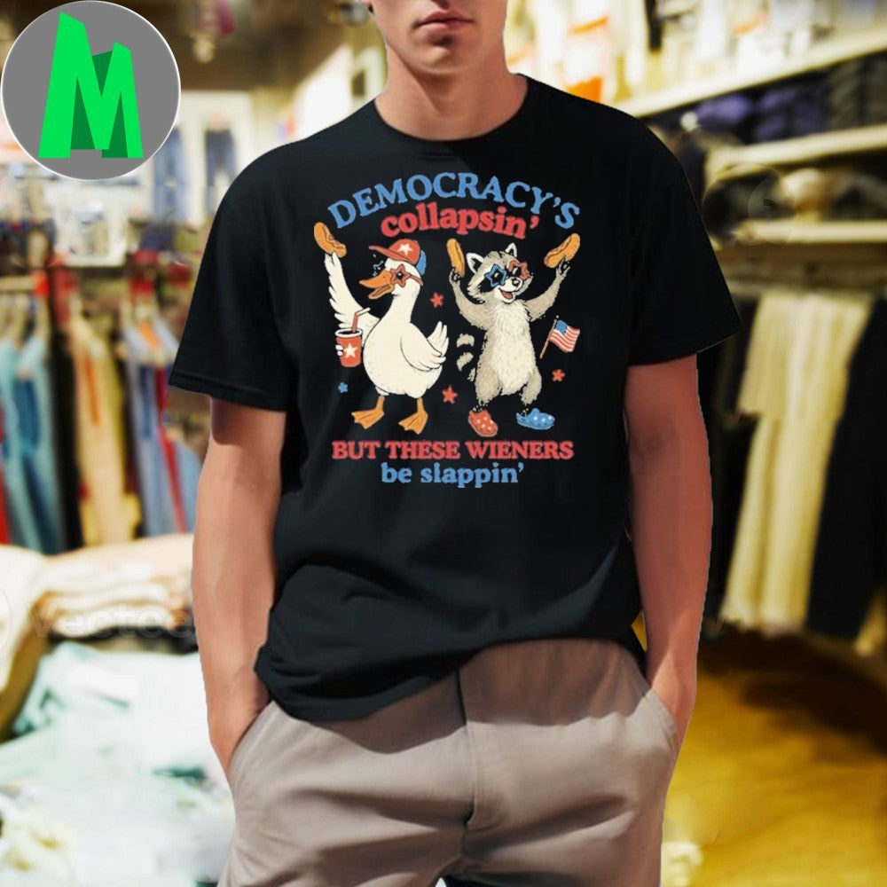 Design Rejecting Kings Since 1776 Raccoon 4th of July T-Shirt
