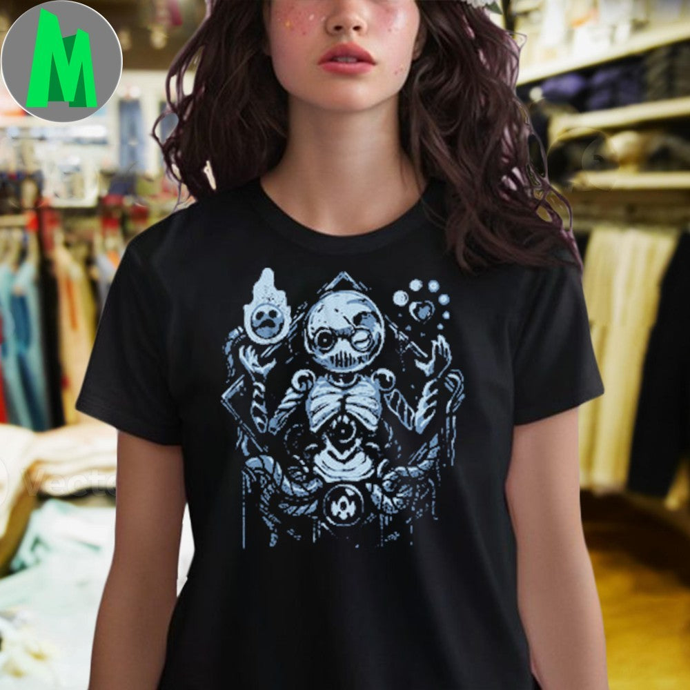 Design Renegade Fantasy Character Sword Graphic T-Shirt
