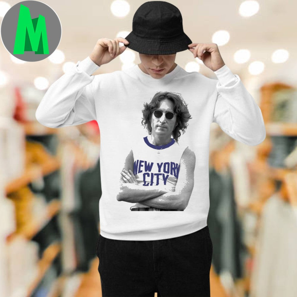 Design SGA Game 2 With John Lennon New York City Shirt