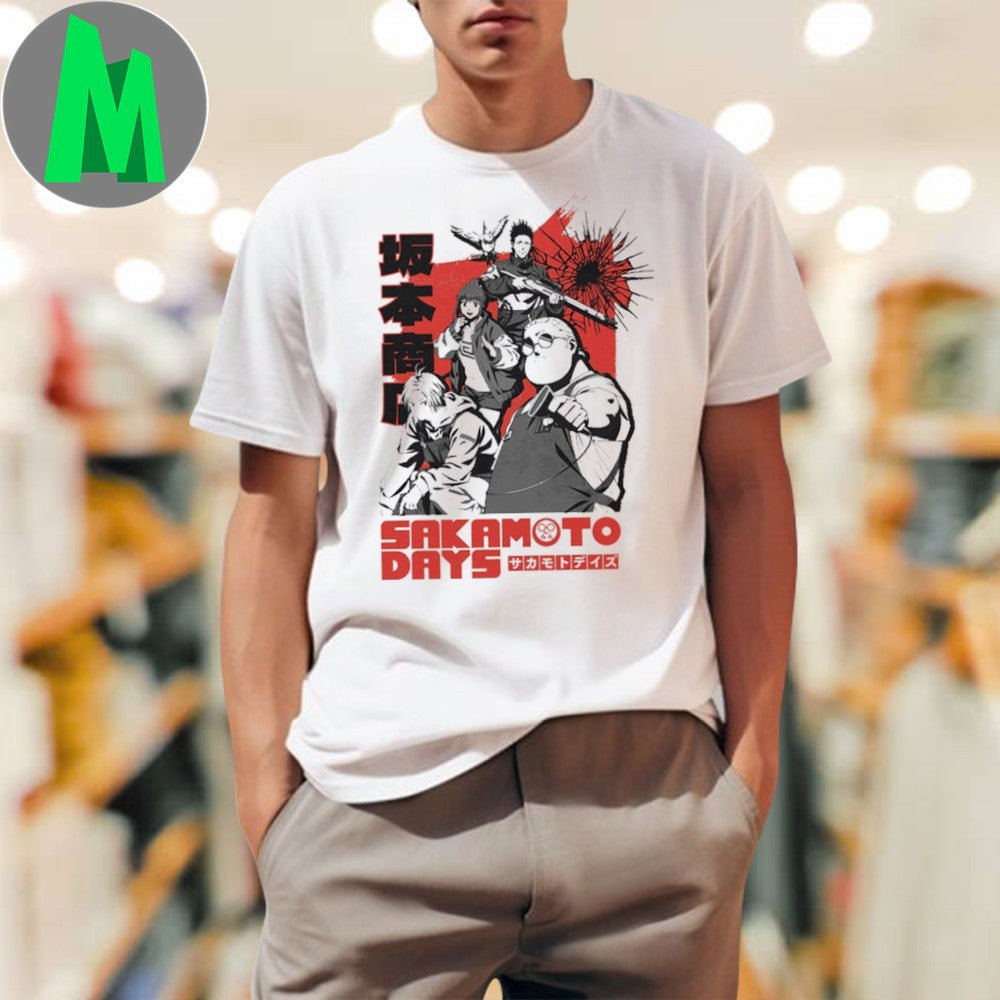 Design Sakamoto Days Group Oversized Shirt