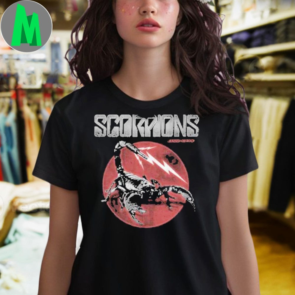 Design Scorpions European Tour 2025 Celebrating 60 Years Of Rock 1965-2025 Raised On Rock Shirt
