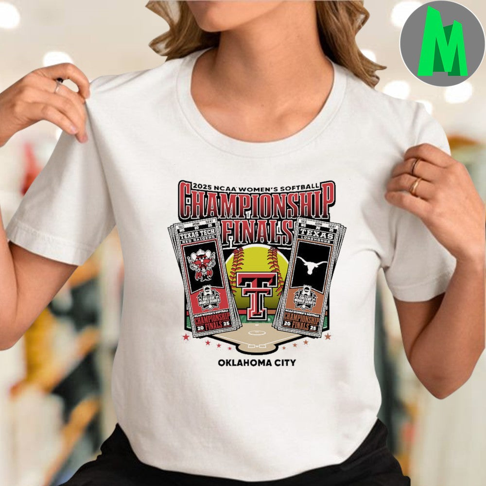 Design Texas Tech Red Raiders 2025 NCAA Softball College World Series Championship Finals Fan T-Shirt