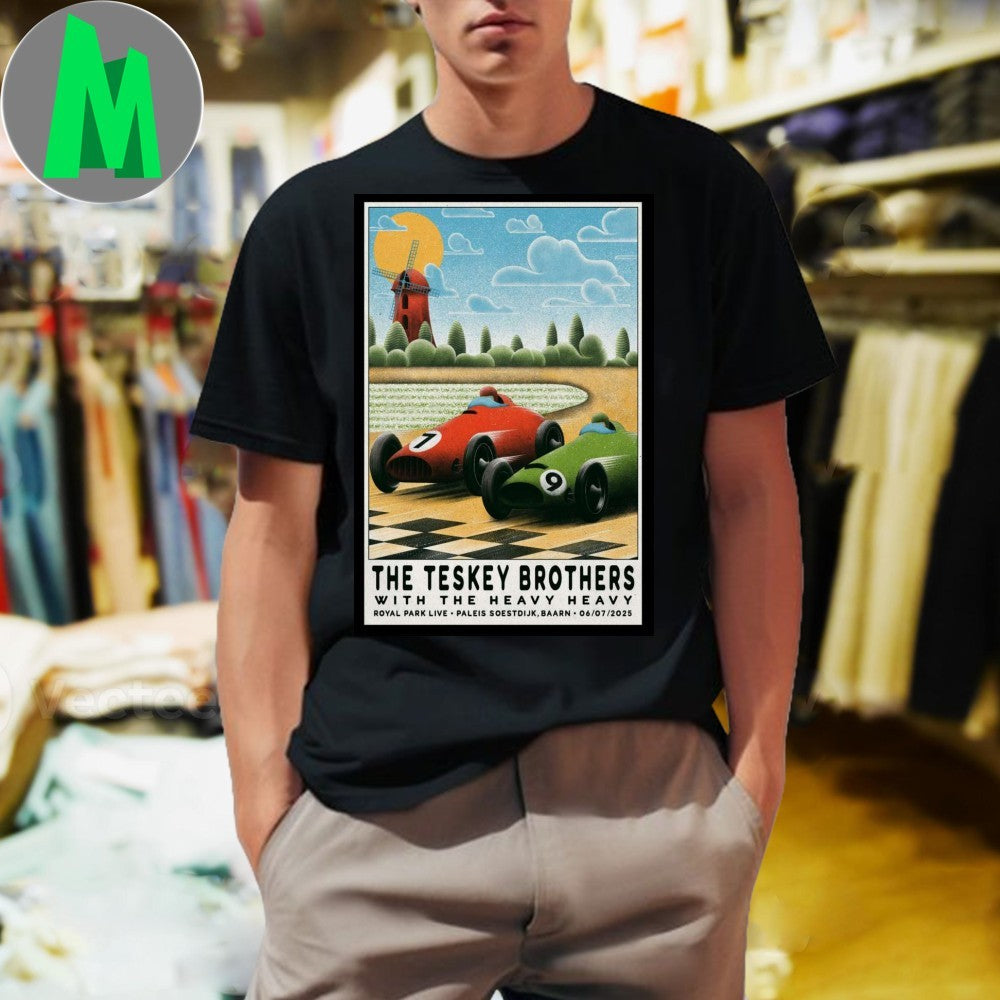 Design The Teskey Brothers Royal Park Live at Paleis Soestdijk July 06 2025 Poster Shirt