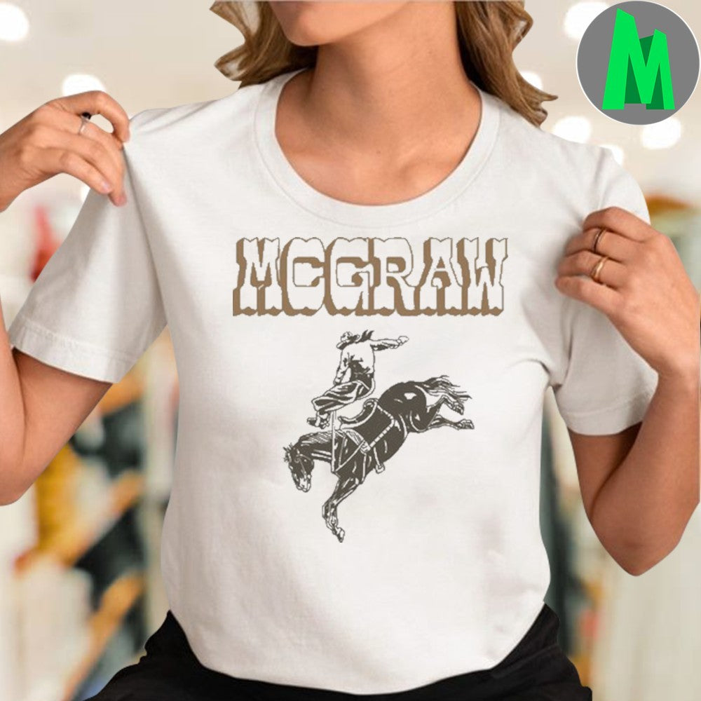 Design Tim McGraw Buckin’ Bronco Country Music Fan T-Shirt