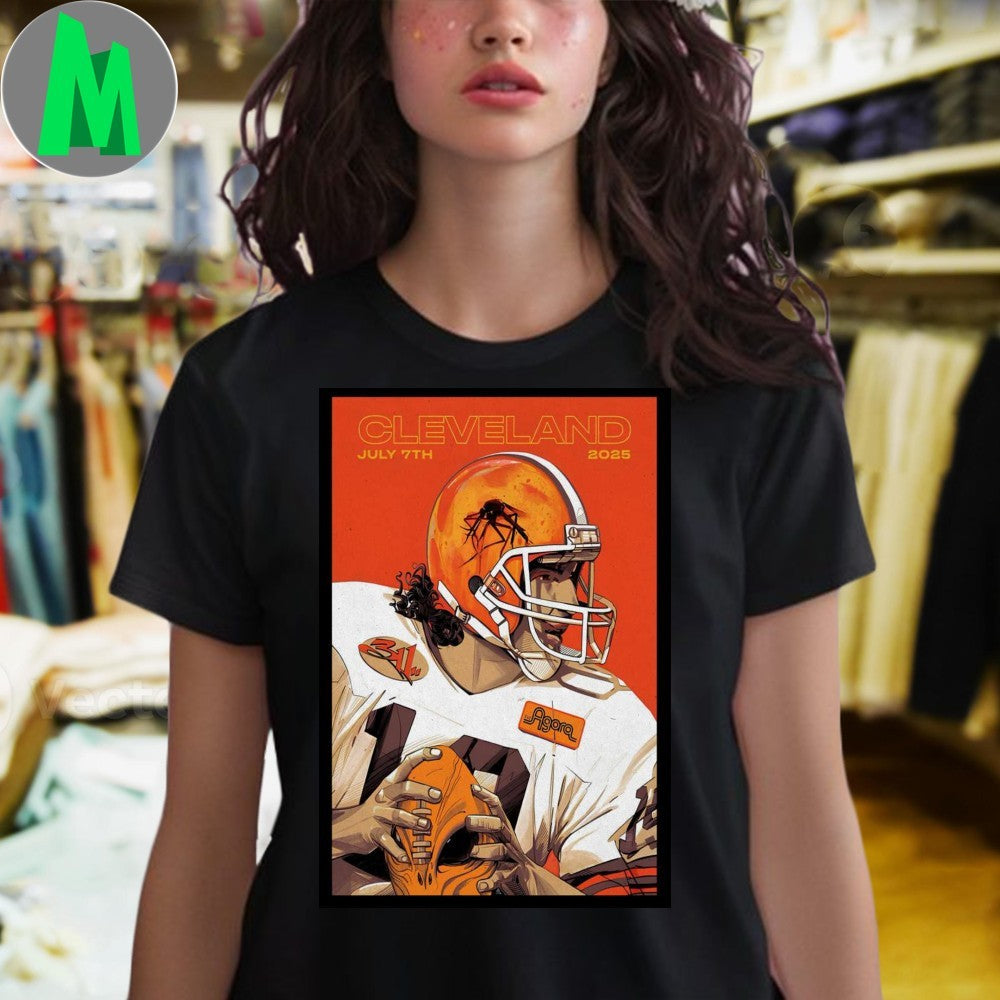 Design Tour Agora Theatre The 311 Band Cleveland, OH July 07 2025 Poster Shirt