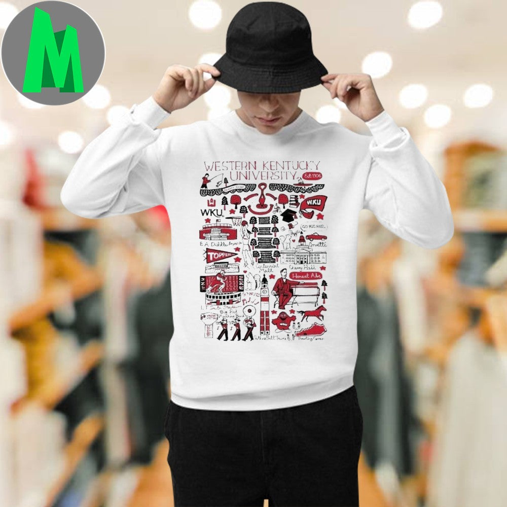Design Western Kentucky University Art Illustration T-shirt