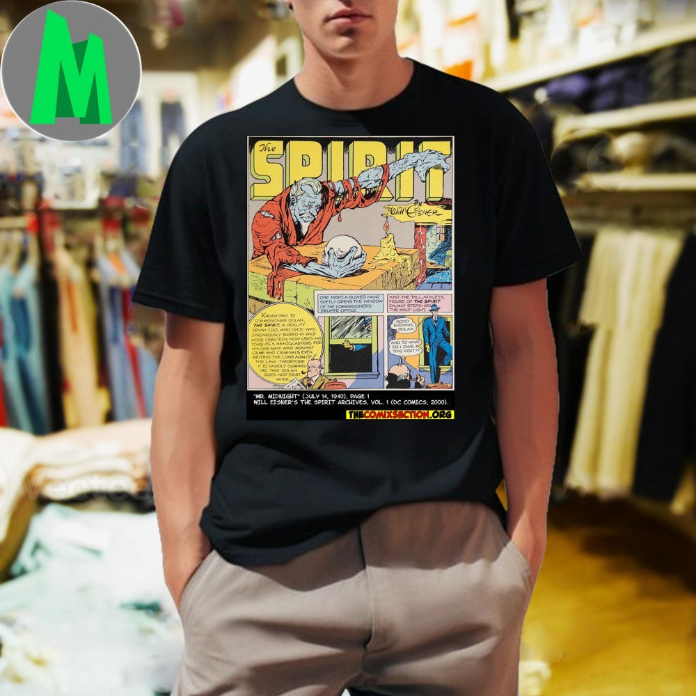 Design Will Eisner’s The Spirit Comic Book Cover Graphic T-Shirt